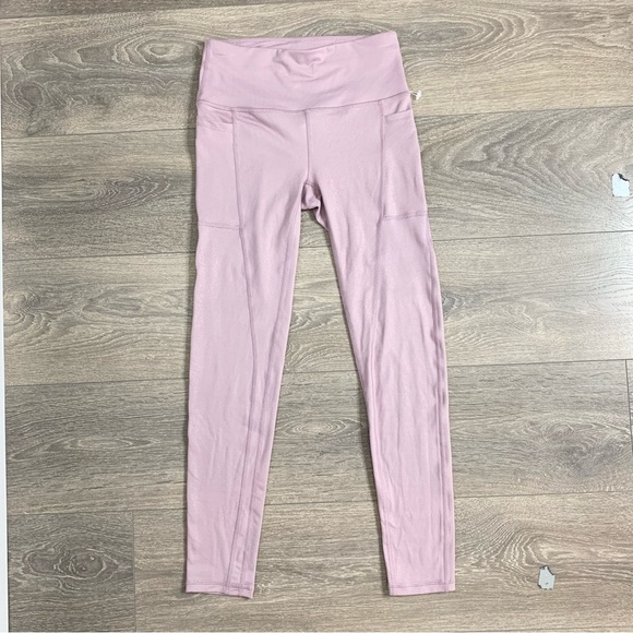 Athletic Works Women’s Leggings 7/8 Length High Rise Waist Lilac Purple Size XS - Picture 4 of 8